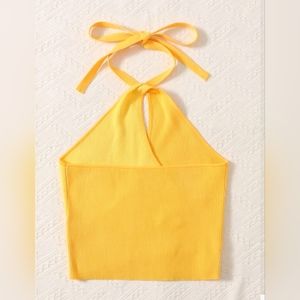 Halter knit top